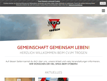 Tablet Screenshot of cvjm-trogen.de